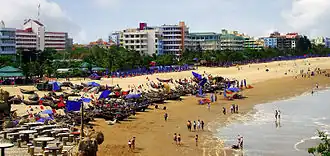 A part of Sầm Sơn beach in 2010.