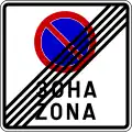 End of no park zone