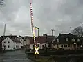 Manually operated level crossing in Oberhaun