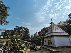 Parking area in Baba Gangeshwarnath Temple, Ratanpur abhiman