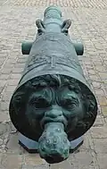 Bacchus head of a 24-pounder. Caliber 151 mm.