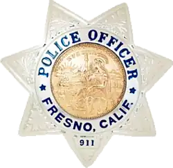 Badge of the Fresno Police Department