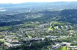 Aerial view of the Dønski ward