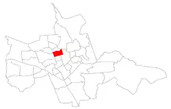 The bairro in District of Sede