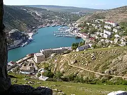 Modern Balaklava - view from the Genoese fortress
