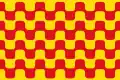 Flag of Tarragona, Spain , (vair ancien)