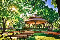 Commons Park, downtown Lake Mills