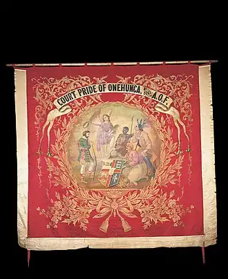 Banner, friendly society (parade) (AM 1991.314.2-1).jpg