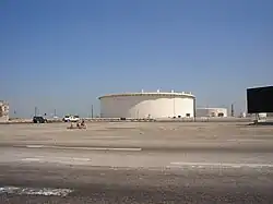 Bapco Bahrain oil reservoirs in Sitra