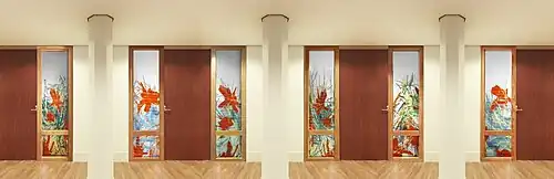 Barbara Nanning, 'Aarde' [Earth], Windows for residential building Huizen, 2010.