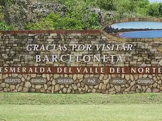 Thank you for visiting message on rock wall