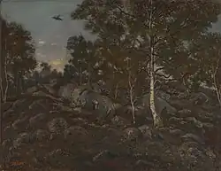 Antoine-Louis Barye, The Forest of Fontainebleau, NG3233