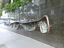 Sculpture by Tom Bass (1963) in Hunter Street, Sydney