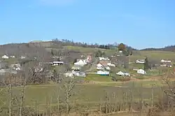 Overview from State Route 513 to the southwest
