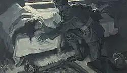 American Legion Monthly Illustration (1921) oil on canvas, 24.25 inch. x 38.75 inch.