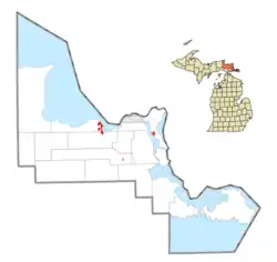 Locations within Chippewa County