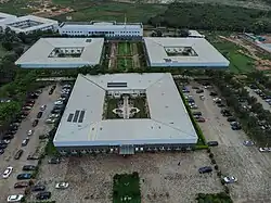 Blocks A, B, C, E and the female hostel