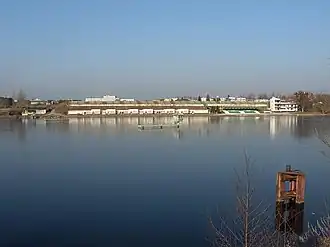 View of the tribunes