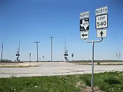 Looking northwest from Loop&nbsp;540 and FM 1875