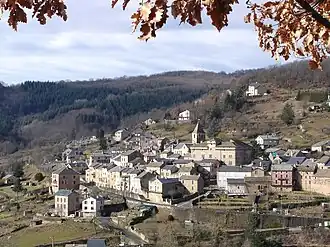A general view of Saint-Beauzély
