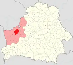 Location of Lida district