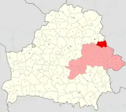 Location of Horki district