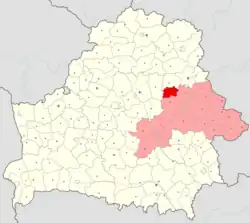 Location of Kruhlaye district