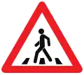 A21: Pedestrian crossing