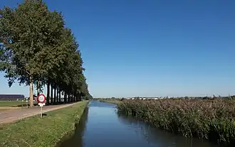 Bergerden, de Linge bij het Verlaten Land Pad