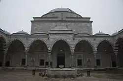 Courtyard of the mosque at the Bayezid II Complex in Edirne
