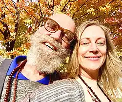 Bhagavan Das with Amulya Maa in October 2020