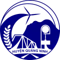 Official seal of Quảng Ninh District