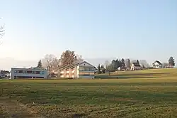 Homes on the edge of Biberist