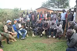 Pakistani peacekeepers from MONUSCO, in coordination with the Congolese army, engaging with the local population of Bibokoboko to promote community reassurance and demonstrate their commitment to civilian protection.