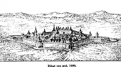 Bihać fortified place in 1590