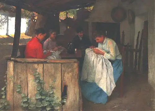 On the Porch (c. 1900)