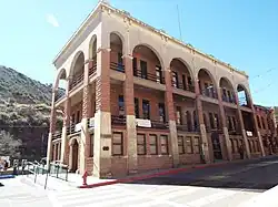 The Copper Queen Library and Bisbee Post Office .