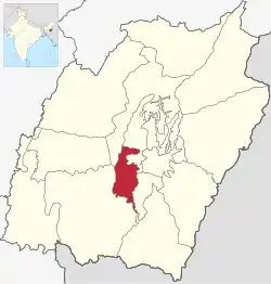 Location in Manipur