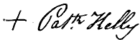 Patrick Kelly's signature