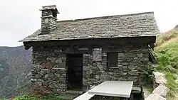 Bivouac Lidesh lying on the Bove Path