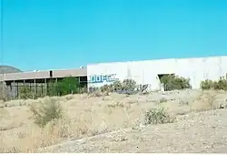 lack Canyon City Dog Track building.