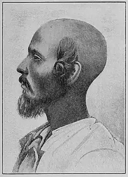 A Jew with payot from Kochi, India, 1900