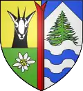 Arms of Vaujany, France.