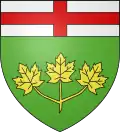 Shield of the province of Ontario, Canada