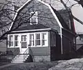 Gambrel roof seen on an East Toledo home in approximately 1937