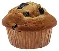 Blueberry muffin, a common flavor