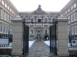 Railings, gates and gate piers Old Bluecoat School