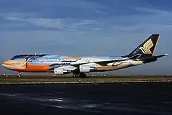 9V-SPL in "Tropical" livery