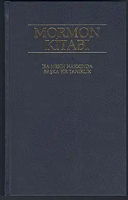 cover of the Book of Mormon in Turkish