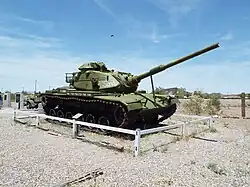 ”Sandy” the M60 Patton Tank, with her 105 MM main gun.
